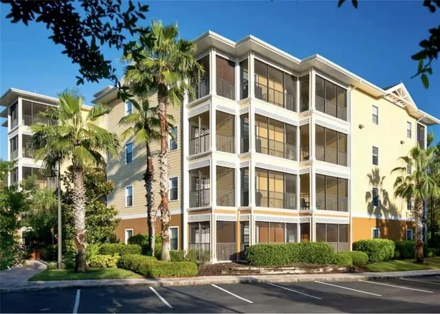 a front view of a building