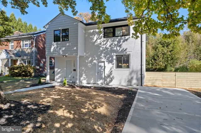 a backyard of a house