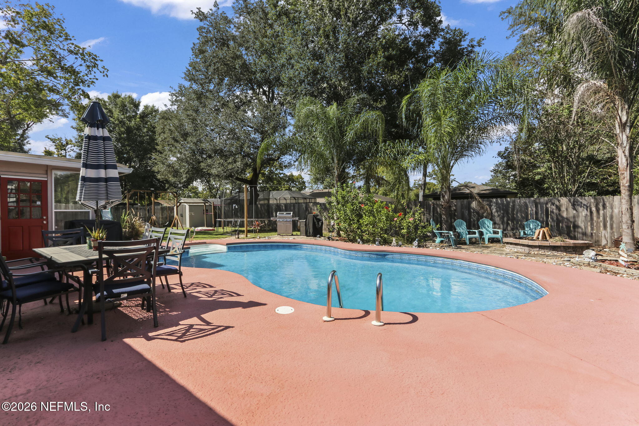 120 Vanderford Road North Orange Park, FL 32073 - Photo 3 of 40 a view of outdoor space yard swimming pool and patio