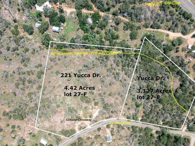 $250,000 | 221 Yucca And Adjoining Drive, Burnet, TX 78611