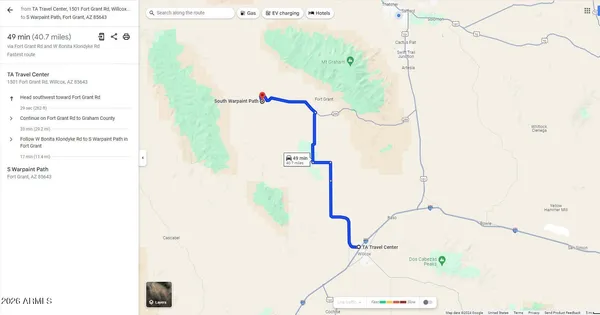 $48,000 | 81.24-ac South Warpaint Path, Unit 13&14, Willcox, AZ 85643