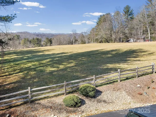 a view of a lake with an ocean view