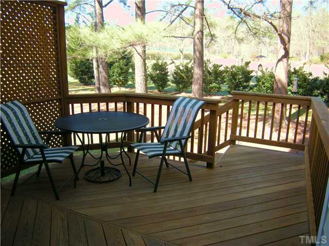 135 Skylark Way Raleigh, NC 27615 - Photo 11 of 14 New deck with a privacy screen offers views on to private open area
