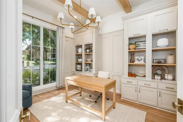 a room with storage and utility