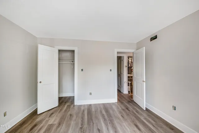 wooden floor in an empty room