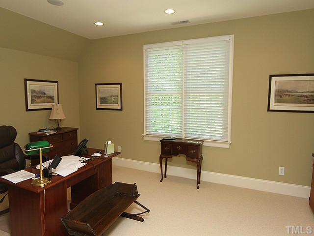 3004 Wyntree Ridge Way Raleigh, NC 27606 - Photo 20 of 25 This now office could easily be used for an exercise room or second bonus area.