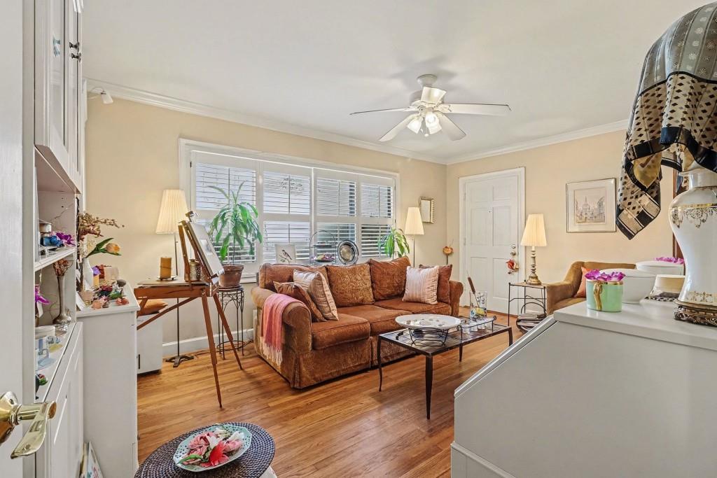 2477 North Decatur Road, Unit A1 Decatur, GA 30033 - Photo 10 of 29 a living room with furniture and wooden floor