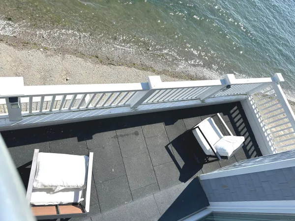 a view of balcony and deck