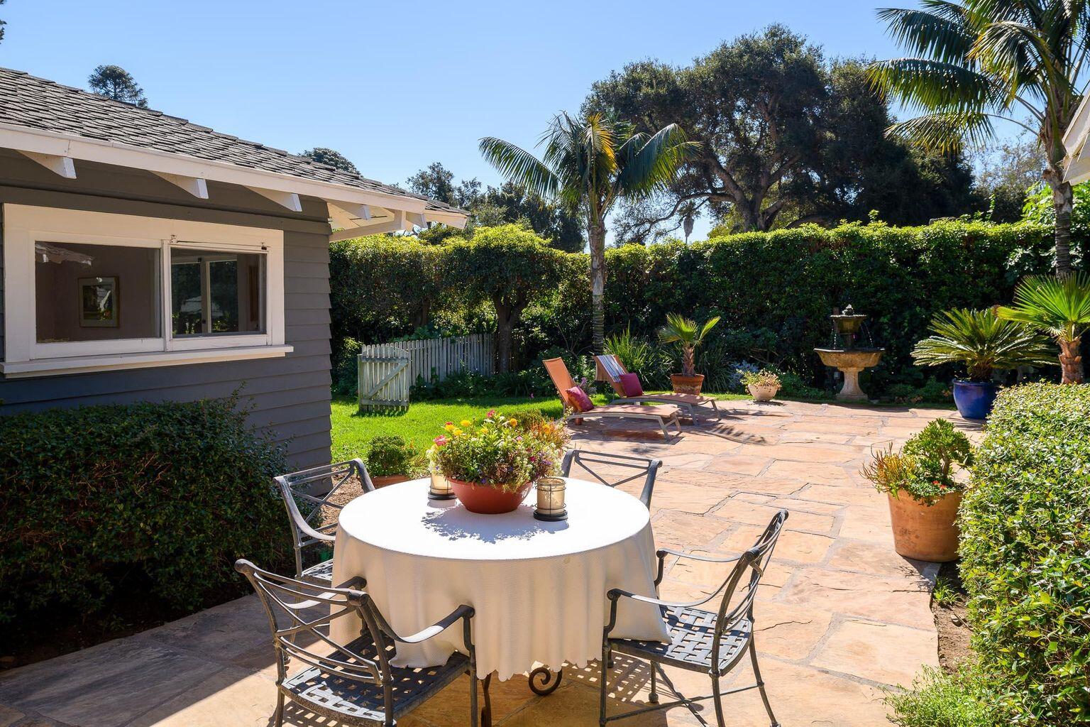 110 San Ysidro Road Santa Barbara, CA 93108 - Photo 14 of 15 Sunlit patio