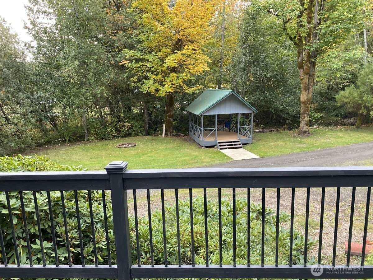111 North Jorstad Creek Road Lilliwaup, WA 98555 - Photo 14 of 23 a view of swimming pool from a balcony