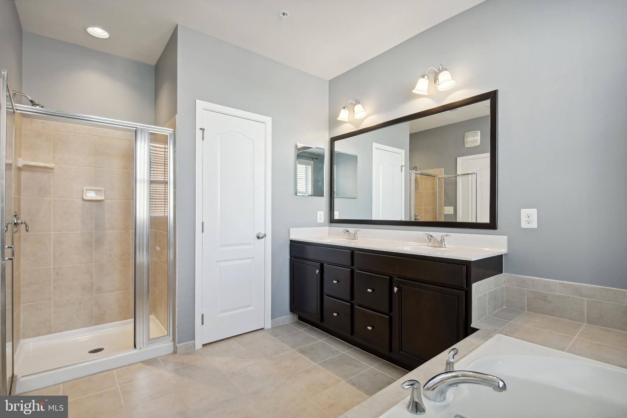 23485 Logans Ridge Terrace Ashburn, VA 20148 - Photo 11 of 16 Primary Bath with 2 sinks tub and shower