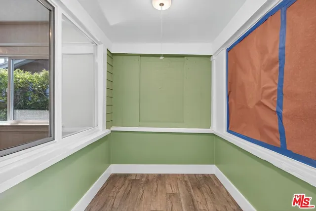 a view of a room with window