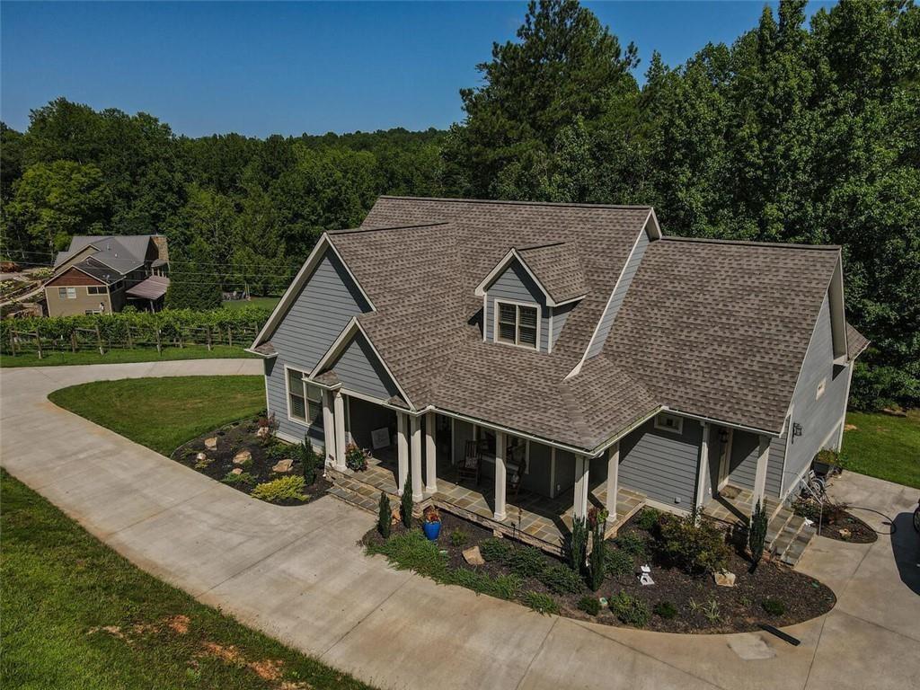 253 Happy Trails Way Jasper, GA 30143 - Photo 147 of 147 an aerial view of a house with a yard