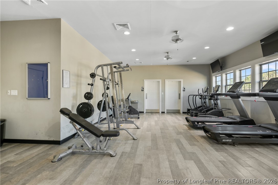 47 Pinnacle Drive Spring Lake, NC 28390 - Photo 44 of 50 a view of a room with gym equipment