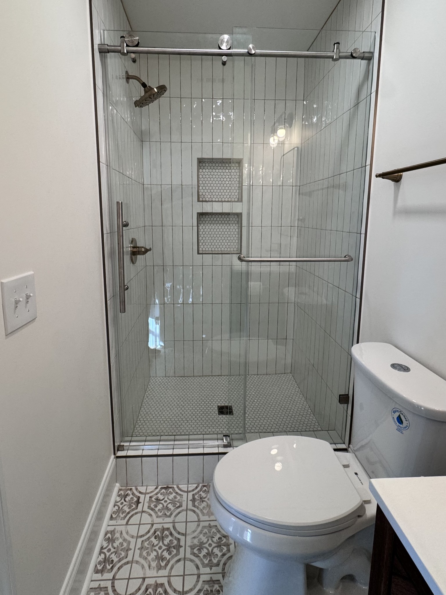 331 Oriel Avenue Nashville, TN 37210 - Photo 20 of 49 a bathroom with a toilet and a shower