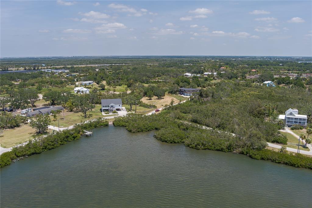 818 Bayou Point Terra Ceia, FL 34250 - Photo 16 of 17 an aerial view of city and lake