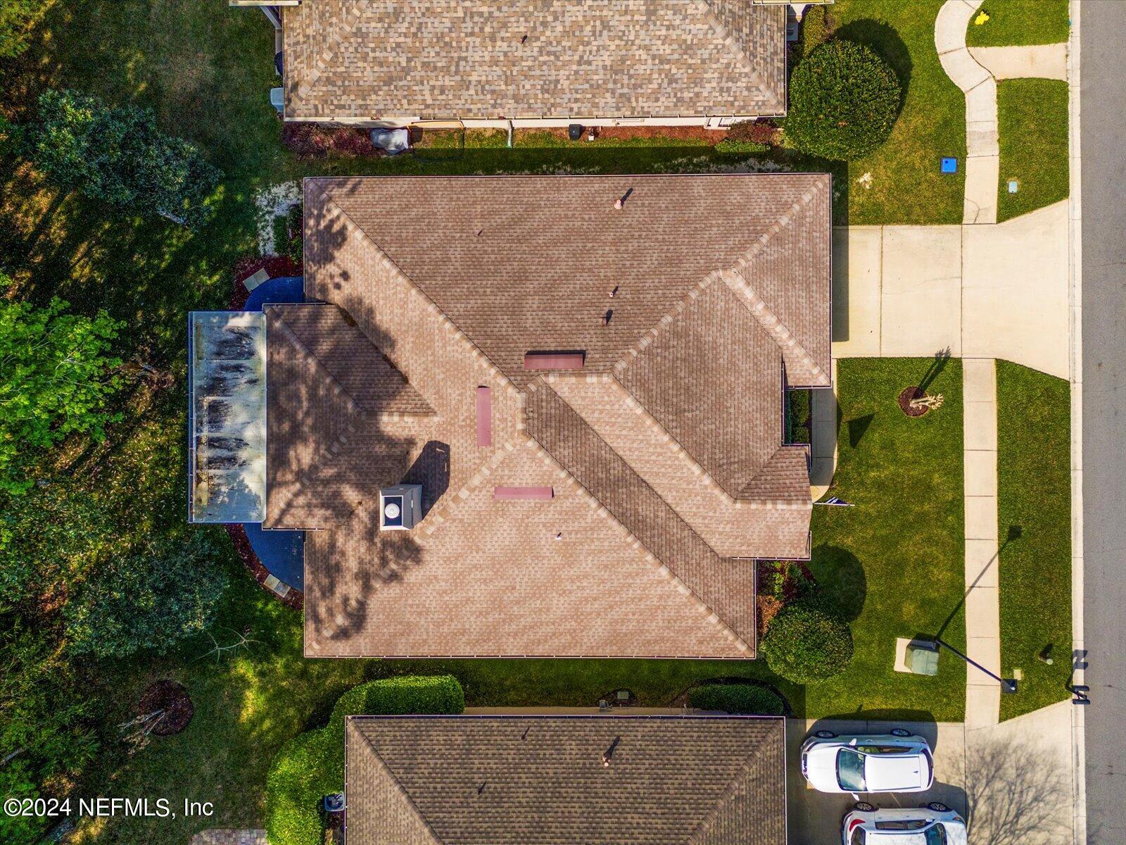 1283 Paradise Pond Road St. Augustine, FL 32092 - Photo 43 of 47 an aerial view of a house with a yard