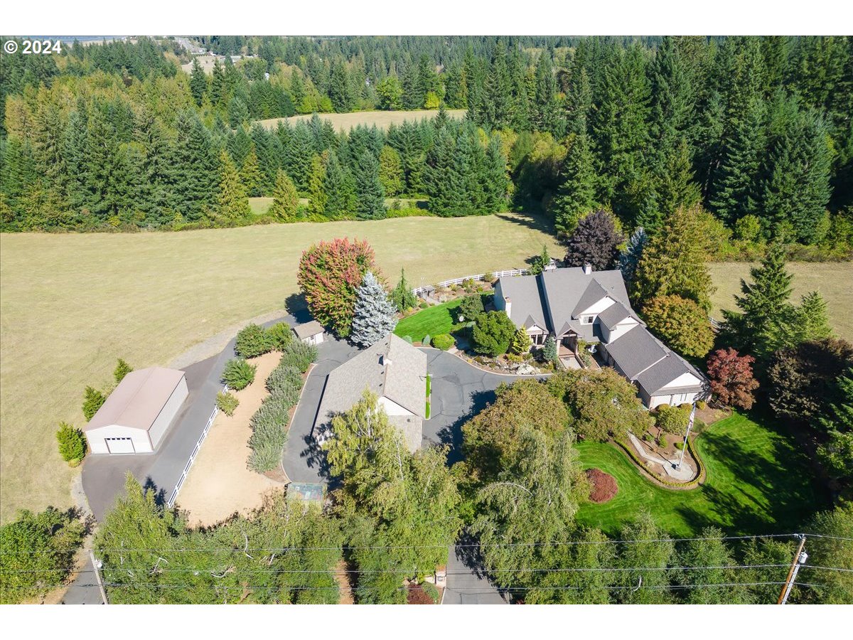 43385 Southeast Music Camp Road Sandy, OR 97055 - Photo 44 of 48 an aerial view of a house with a yard