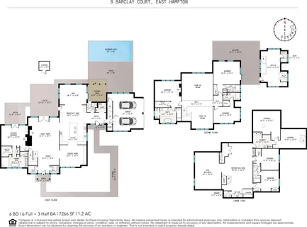 $6,350,000 | 8 Barclay Court, East Hampton, NY 11937