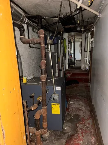 a view of storage and utility room