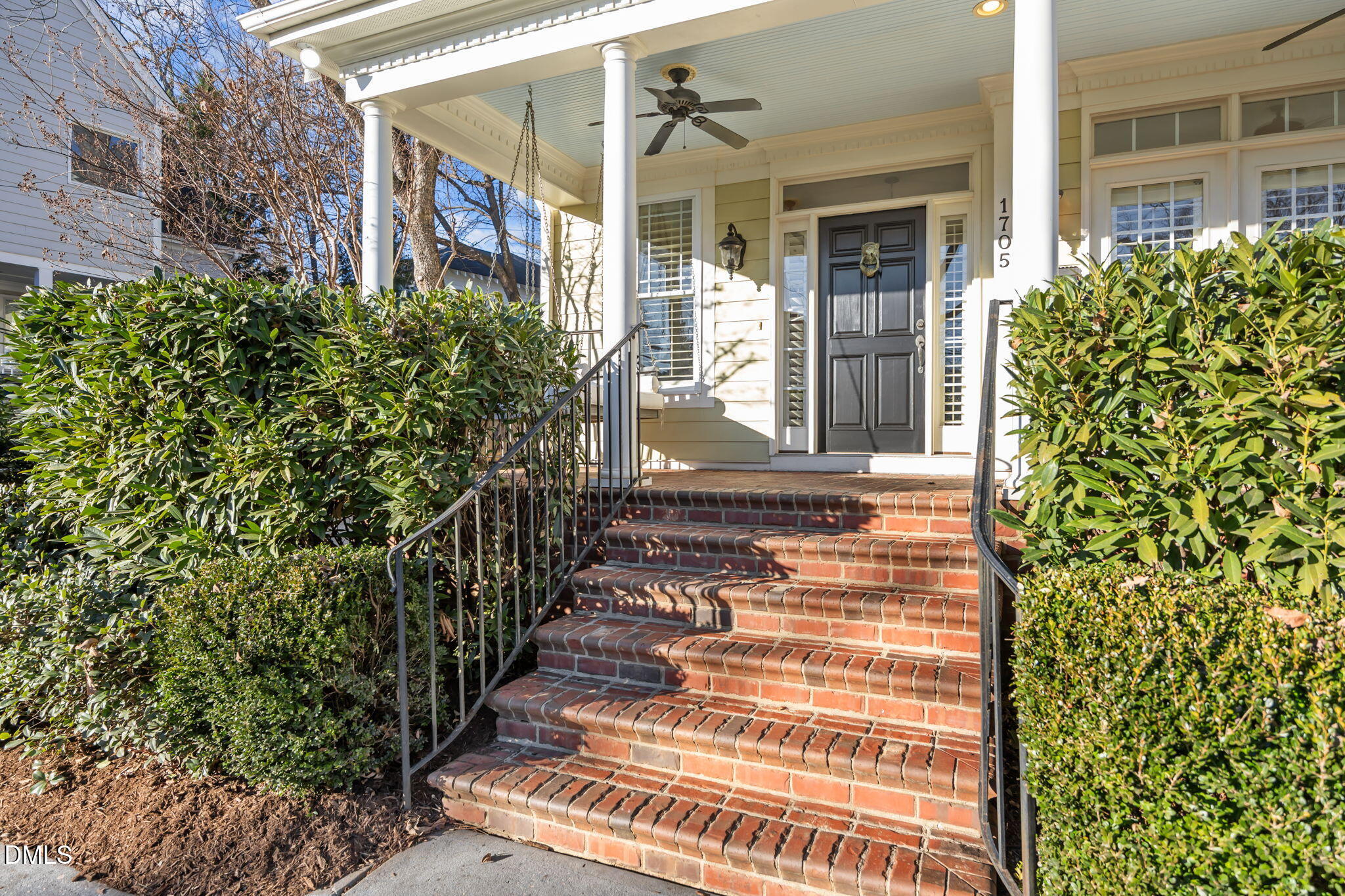 1705 Carson Street Raleigh, NC 27608 - Photo 42 of 47 a view of a brick house with many windows