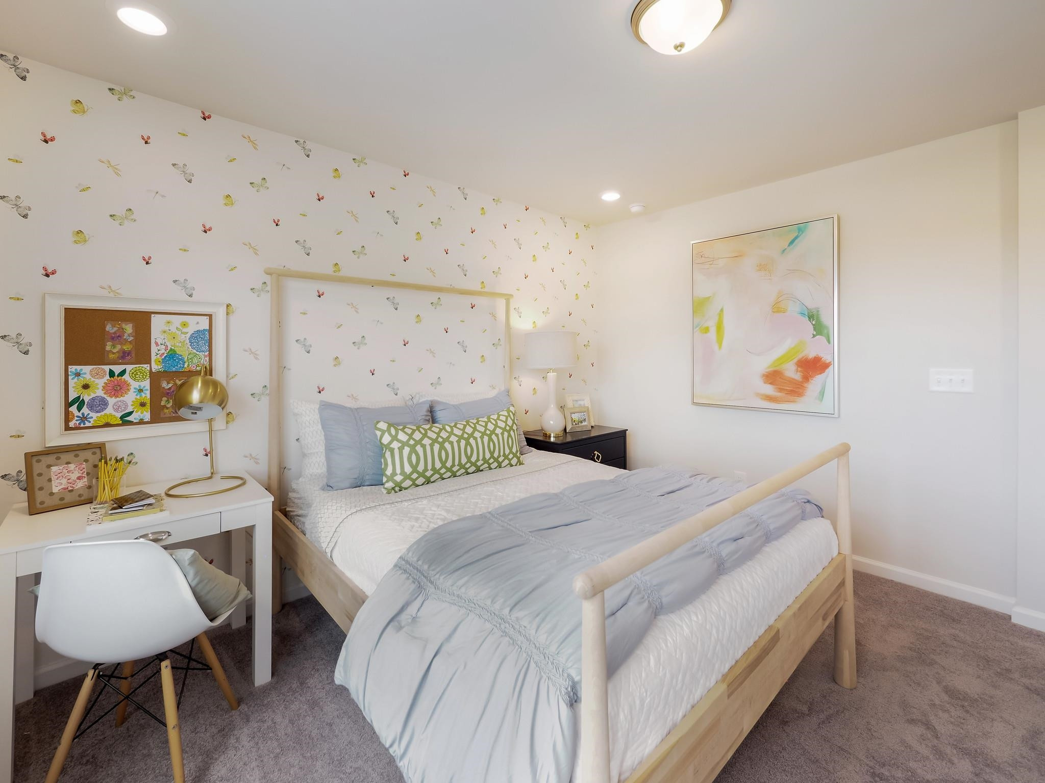 5819 Millstone Way Sims, NC 27880 - Photo 12 of 19 a bedroom with a bed and a table in it