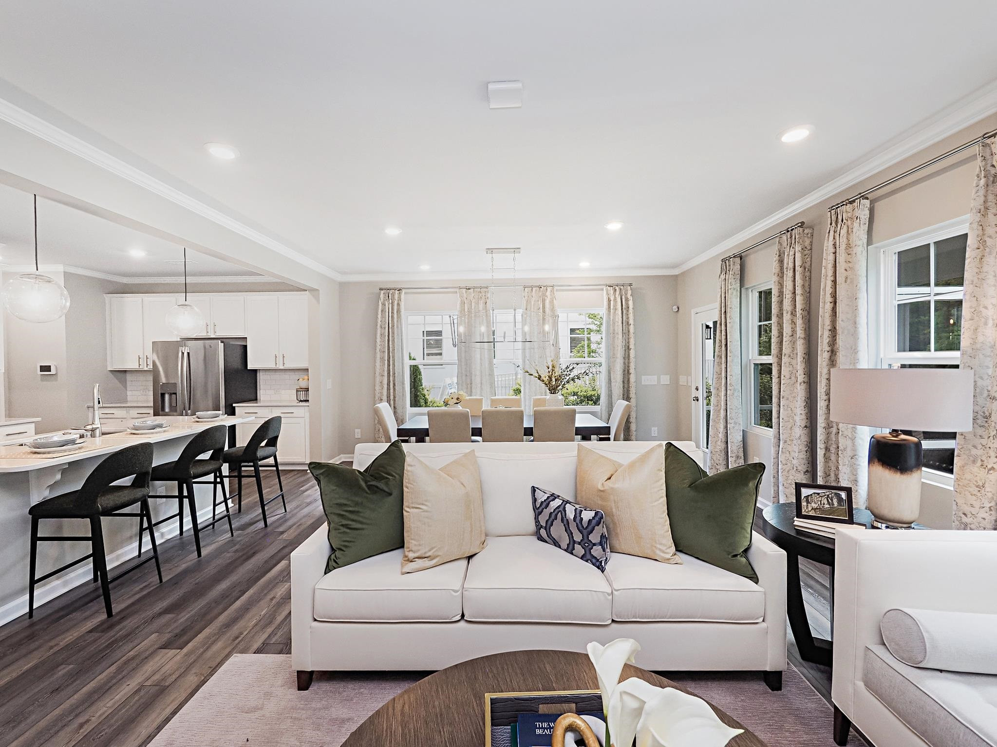 5819 Millstone Way Sims, NC 27880 - Photo 5 of 19 a living room with furniture kitchen view and a dining table