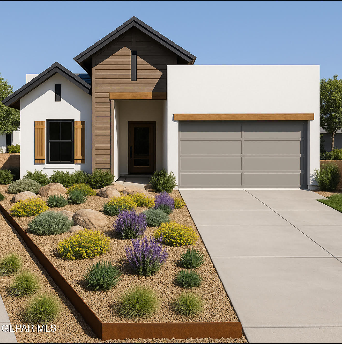 a front view of house with yard