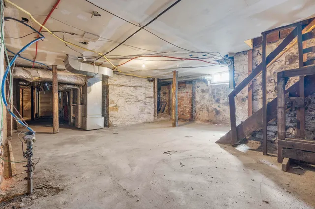 a view of a building with stairs