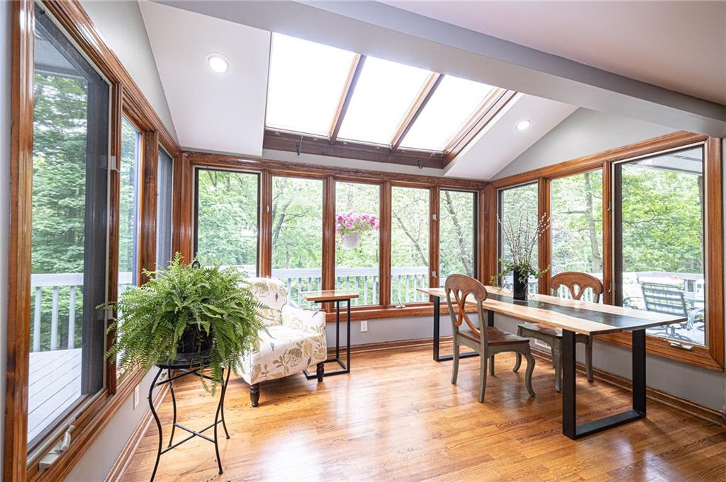 234 Overbrook Road Valencia, PA 16059 - Photo 8 of 25 Sunroom with floor to ceiling windows.