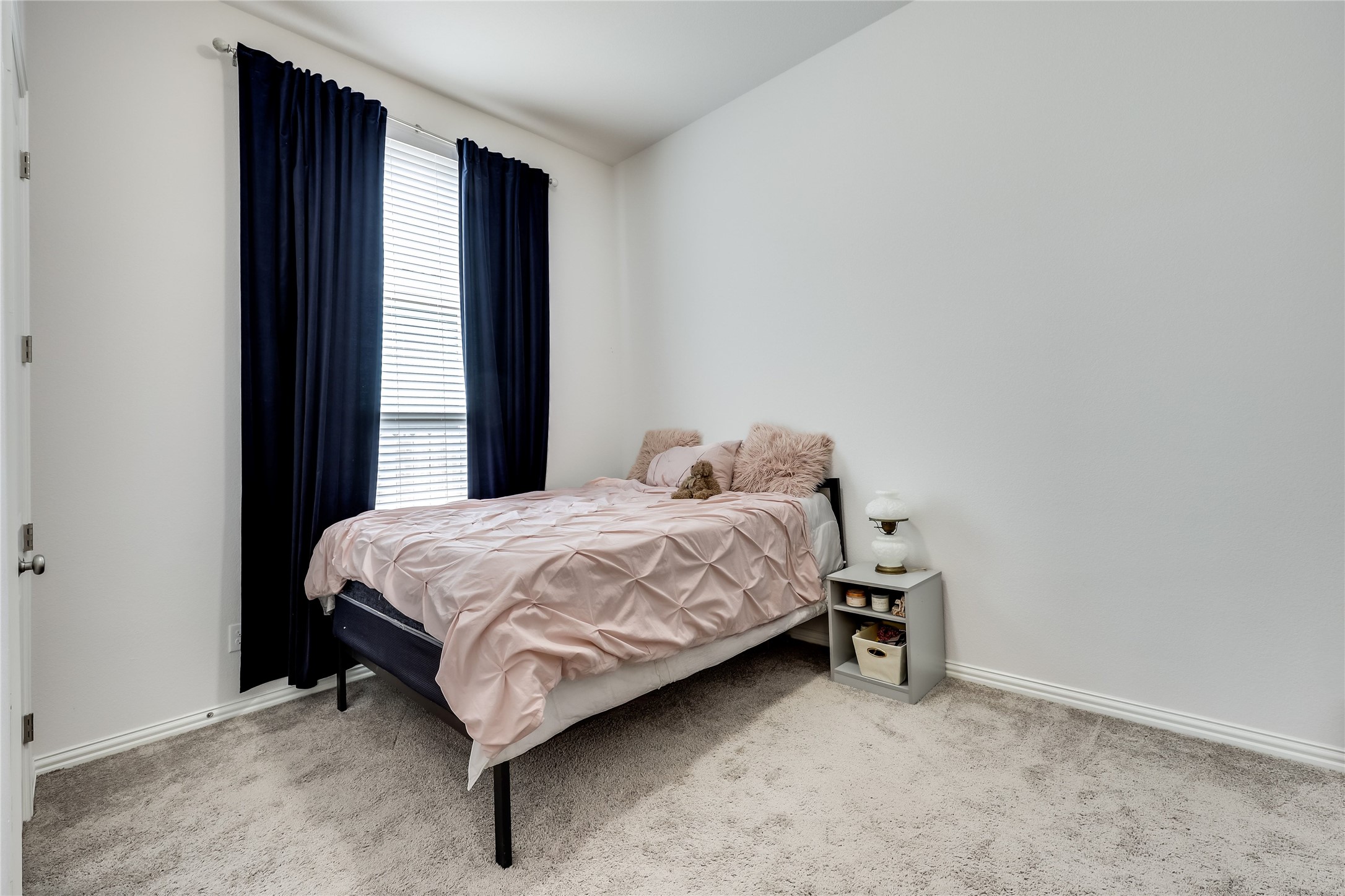 7705 Pace Ravine Drive Lago Vista, TX 78645 - Photo 21 of 40 Secondary bedroom 2 featuring light colored carpet