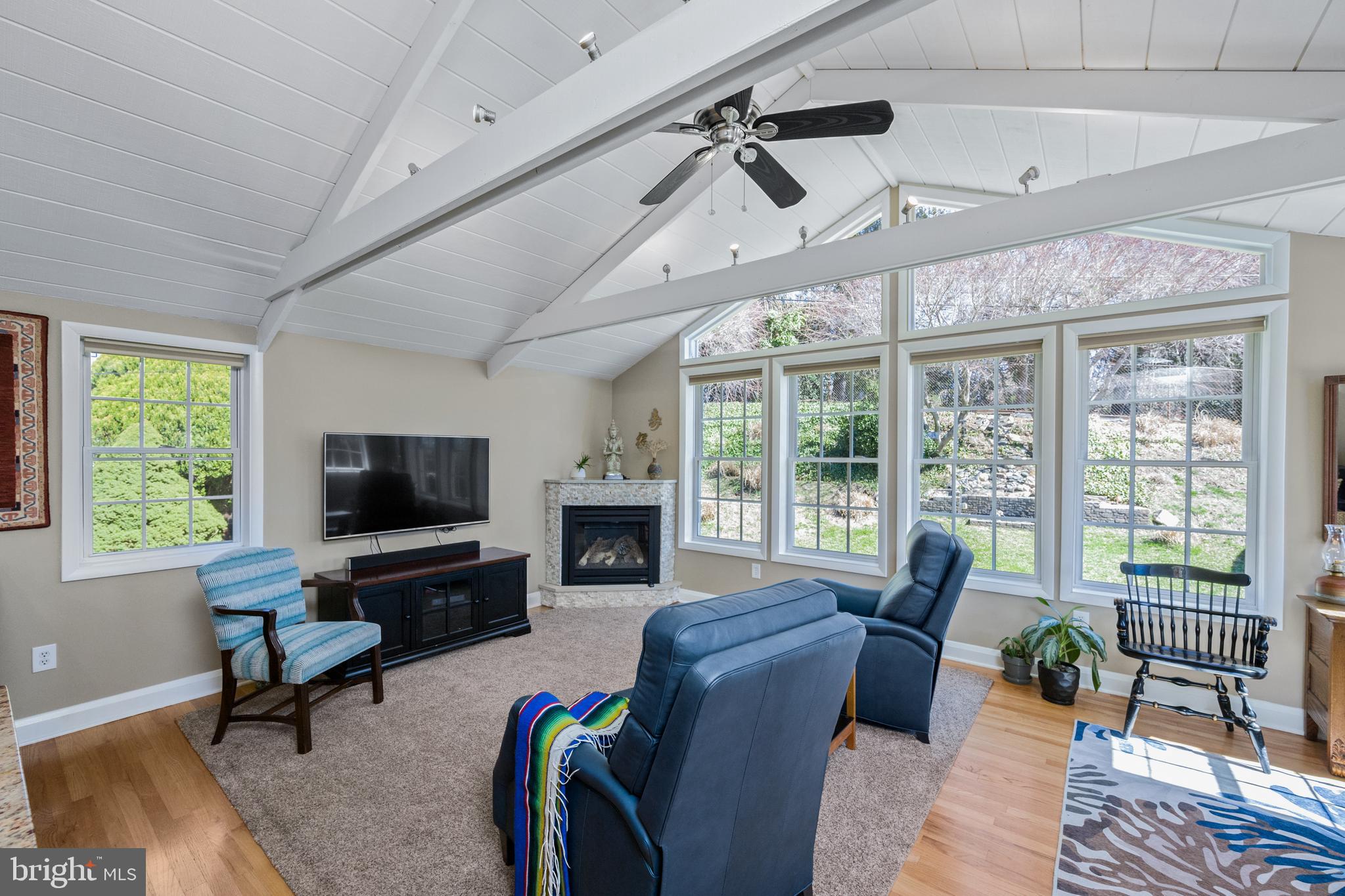 217 Rollingfield Road Catonsville, MD 21228 - Photo 18 of 40 cathedral ceiling and gas fireplace