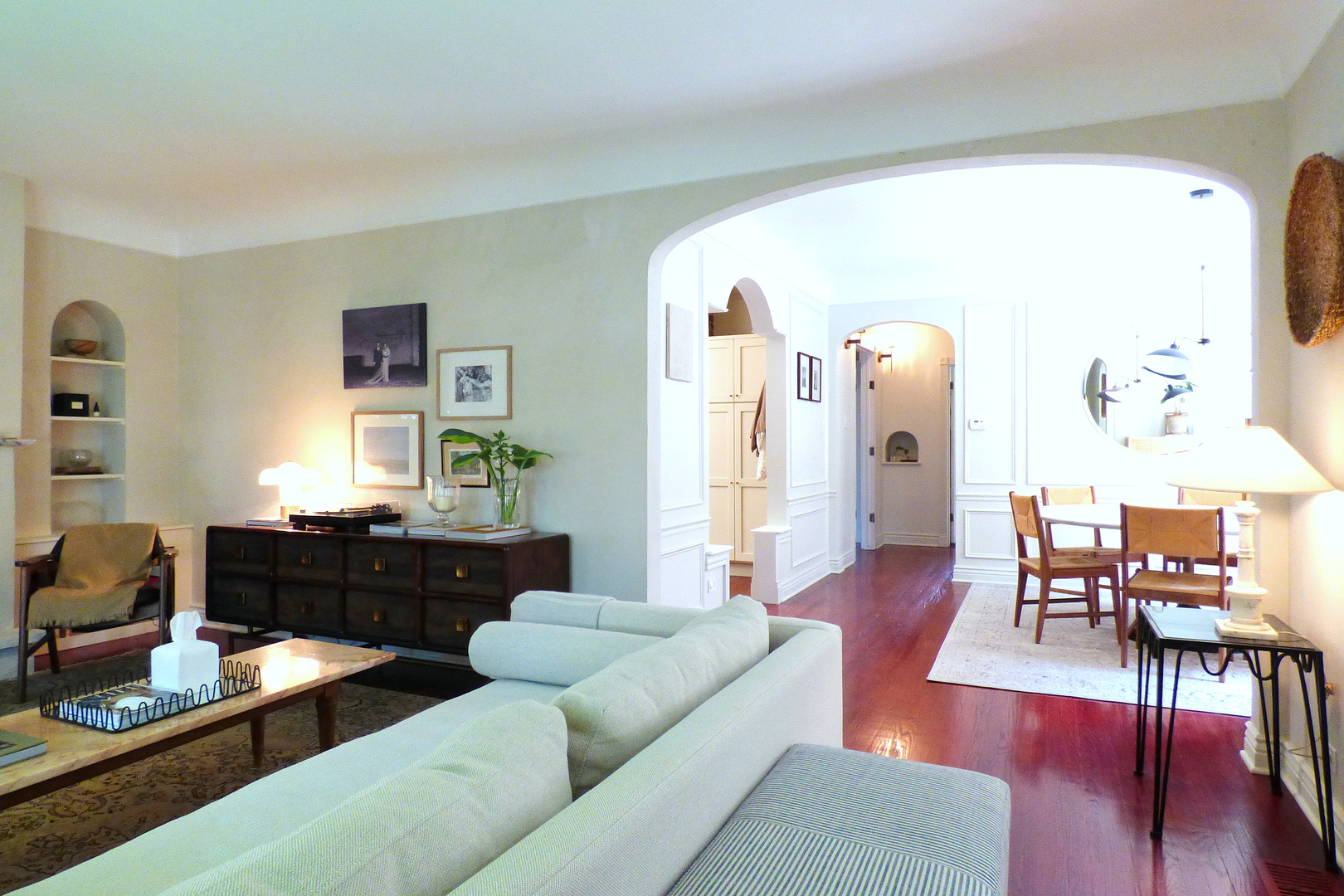 3313 North Rutherford Avenue Chicago, IL 60634 - Photo 2 of 38 a living room with furniture and wooden floor