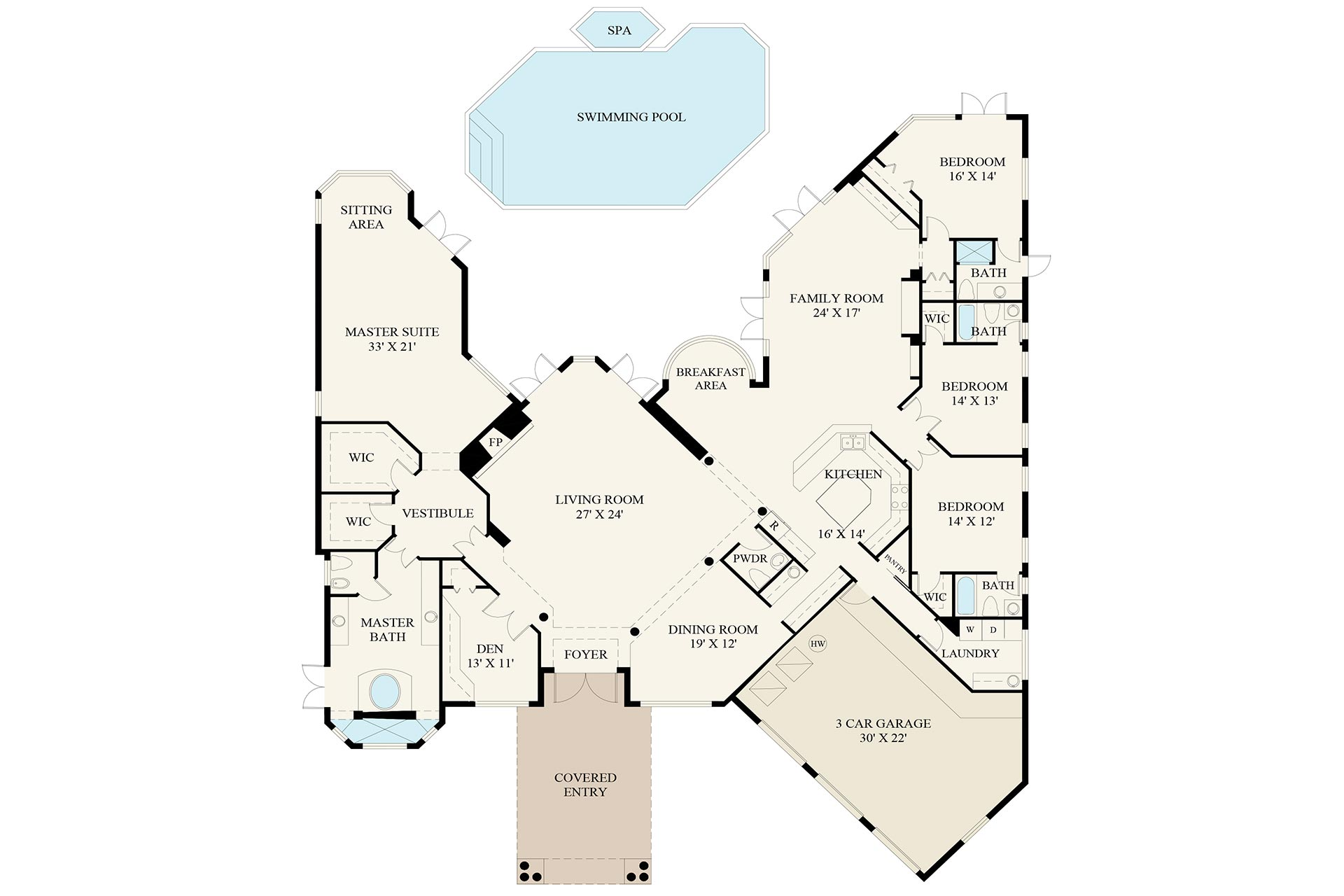 159 Coconut Palm Road Boca Raton, FL 33432 - Photo 60 of 60 a picture of a bathroom with a sink and a mirror