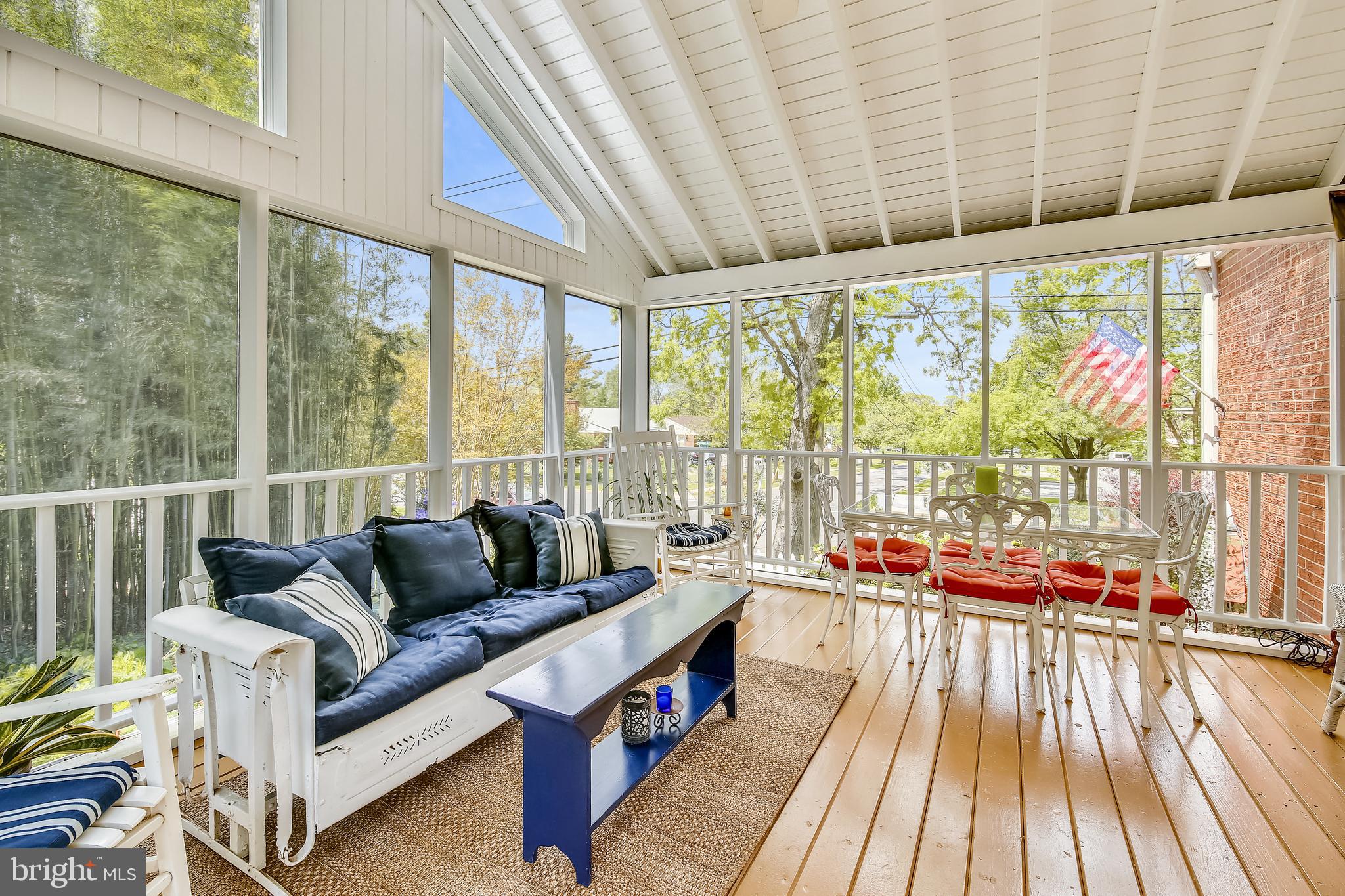 6316 Bells Mill Road Bethesda, MD 20817 - Photo 14 of 33 Plenty of room to entertain on the porch