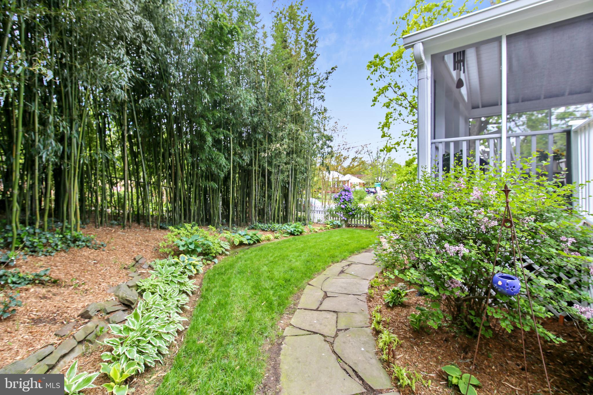 6316 Bells Mill Road Bethesda, MD 20817 - Photo 32 of 33 Side yard with path to front gate