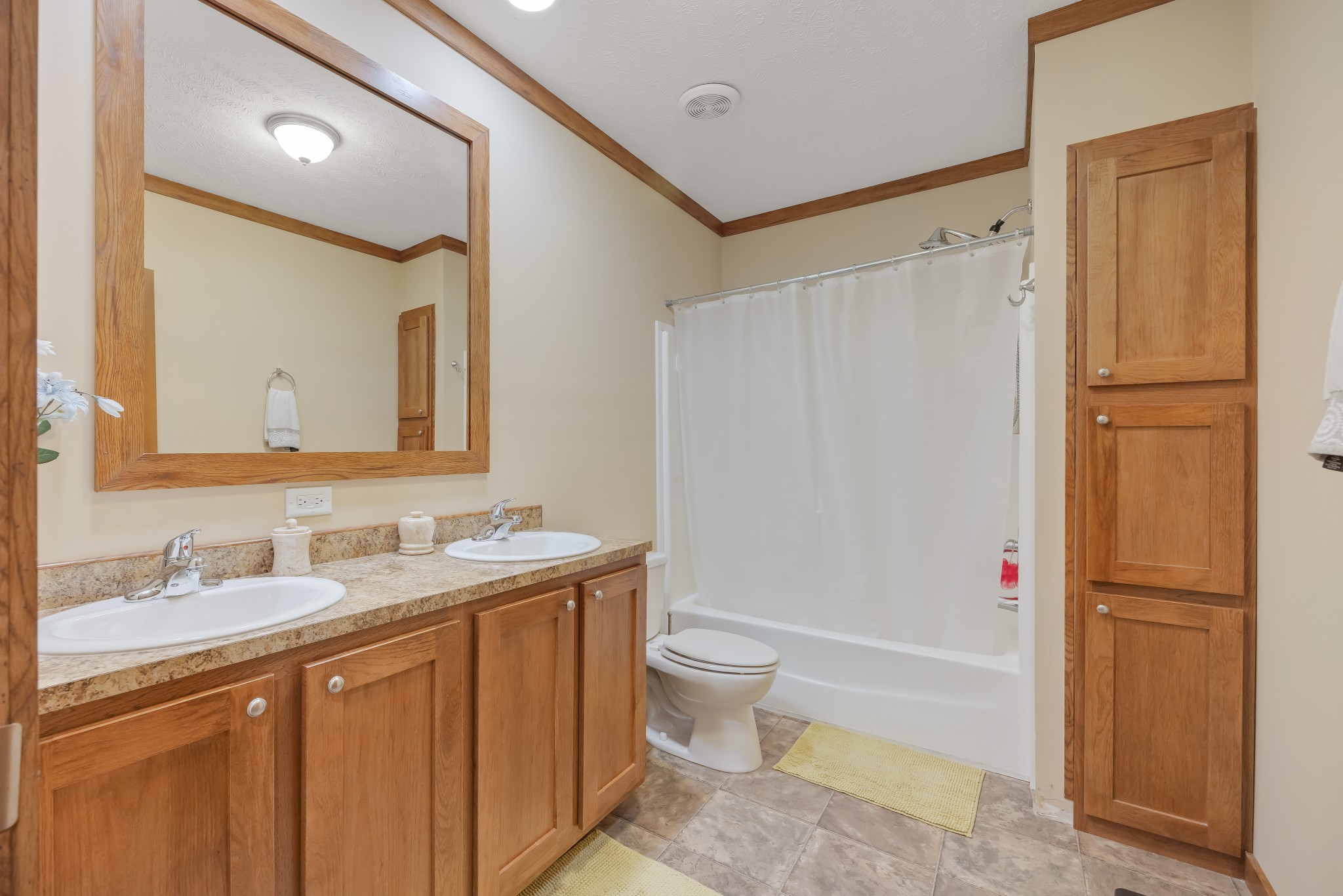 978 Bancroft Road McDonald, TN 37353 - Photo 20 of 29 a bathroom with a granite countertop sink toilet and shower