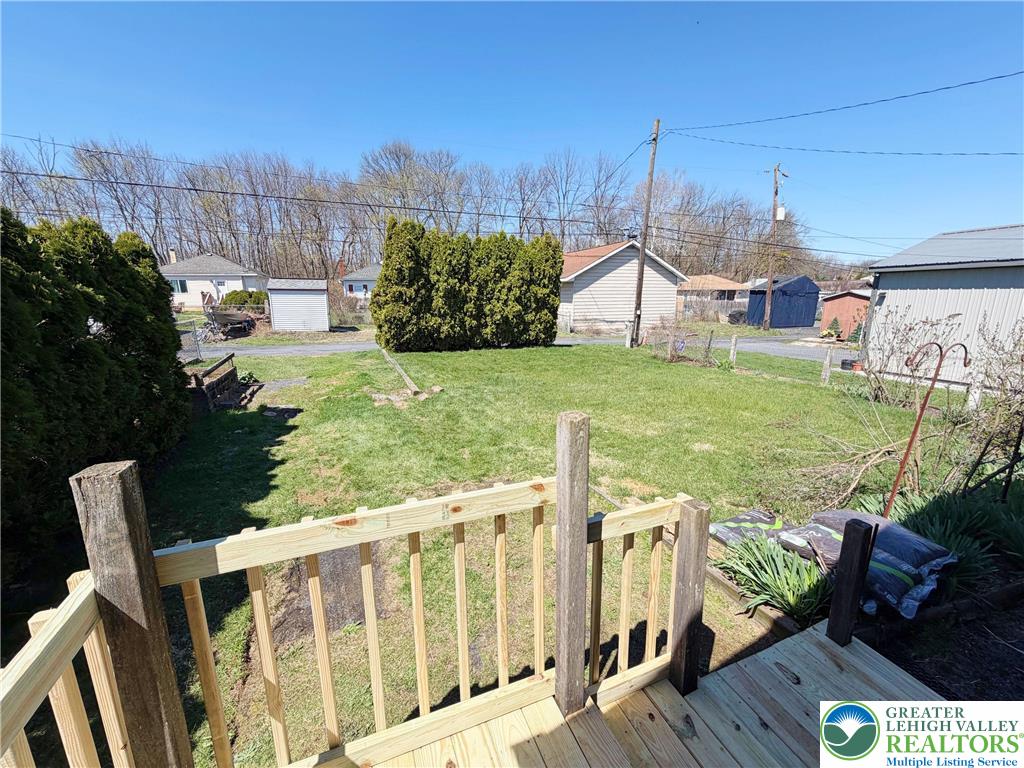 2741 Limestone Street Coplay, PA 18037 - Photo 32 of 35 a view of an chairs and tables back yard of the house