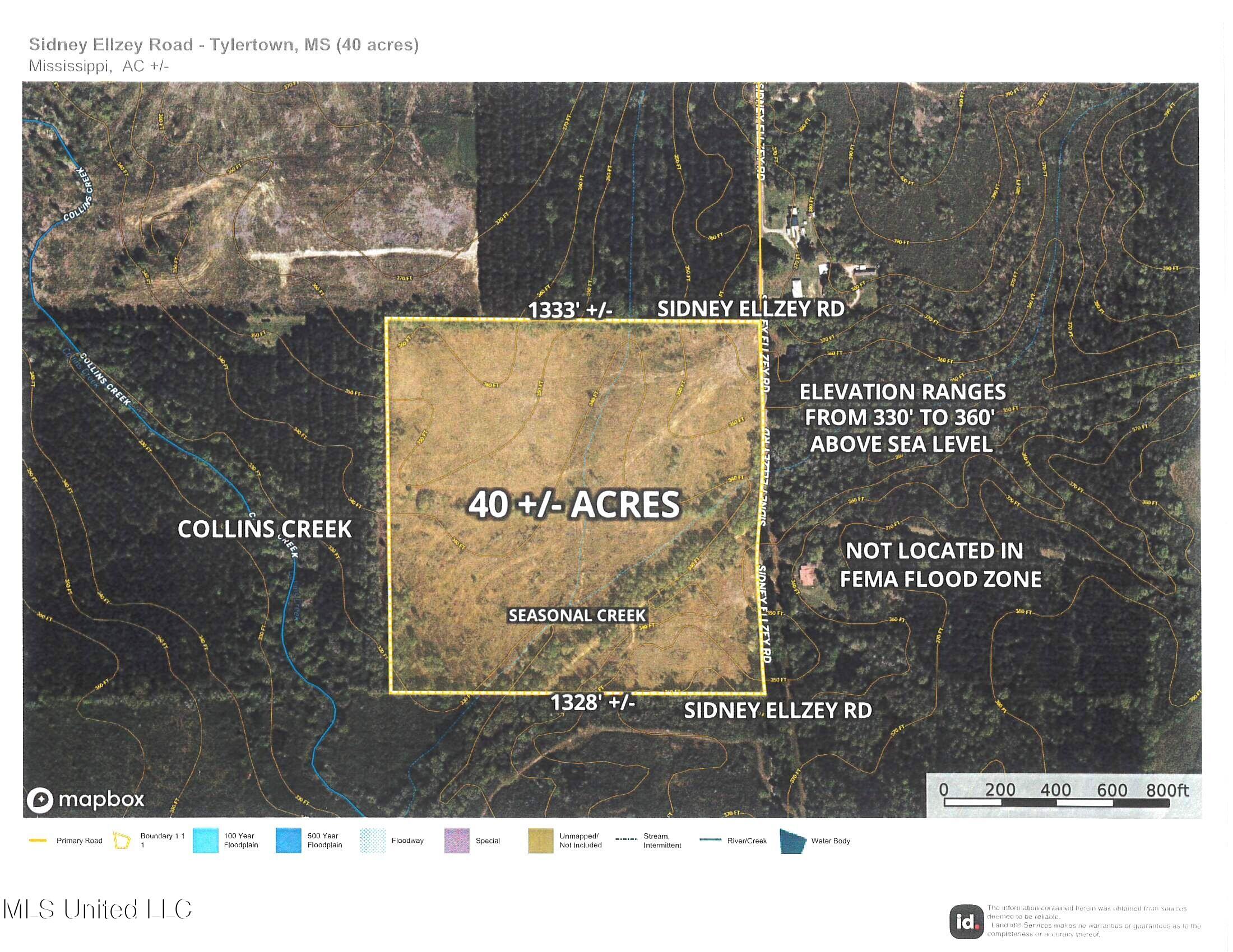 4 Sidney Ellzey Road Tylertown, MS 39667 - Photo 21 of 22 Sidney Ellzey - JPEG Aerial