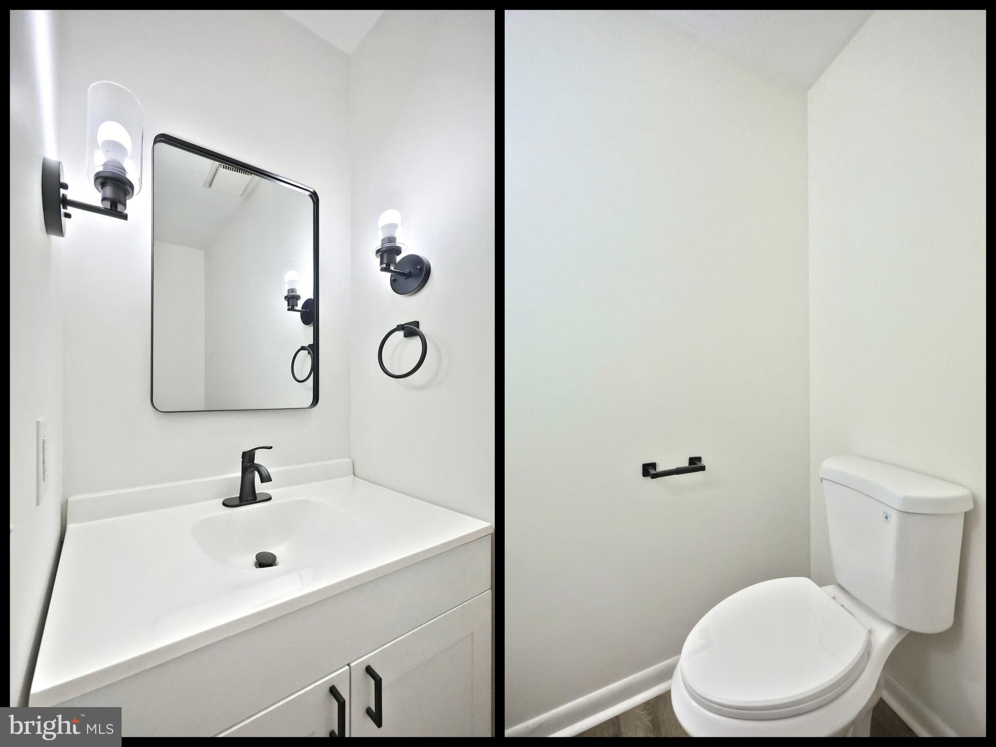 2510 Redwood Road Dover, PA 17315 - Photo 37 of 56 a bathroom with a toilet a sink and mirror