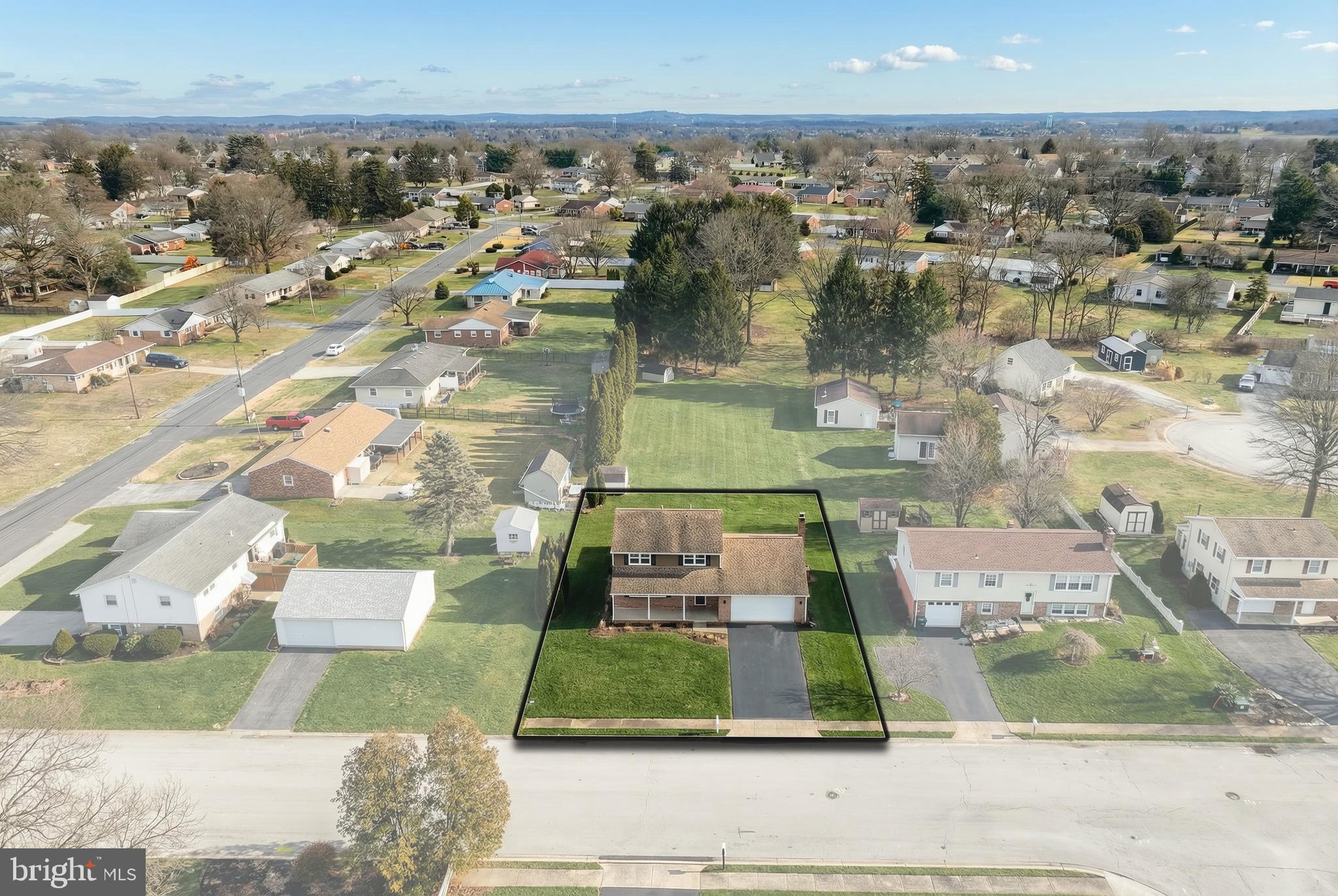 2510 Redwood Road Dover, PA 17315 - Photo 5 of 56 an aerial view of a house with a yard