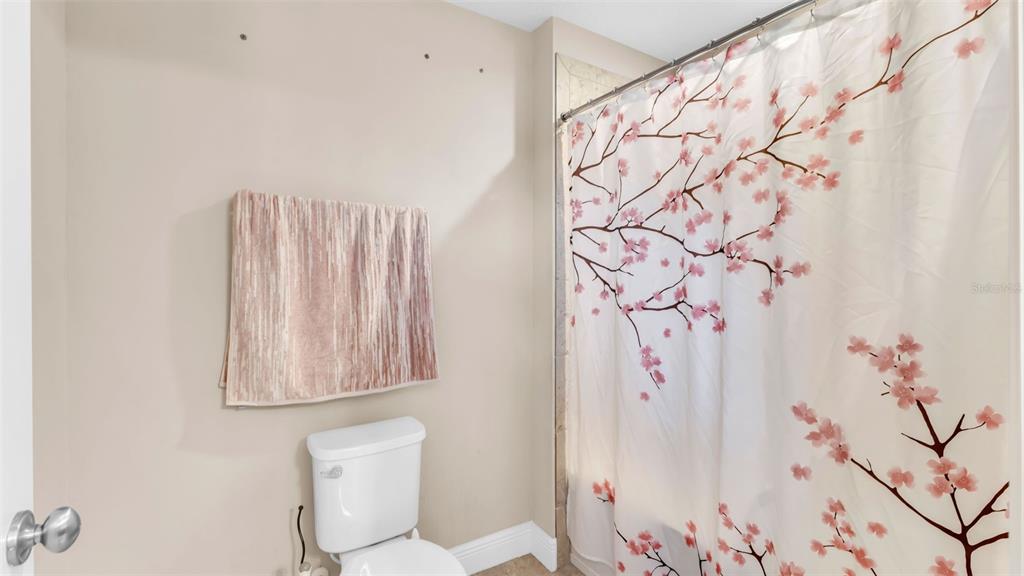 132 Magneta Loop Auburndale, FL 33823 - Photo 39 of 56 a bathroom with a toilet sink and shower curtain
