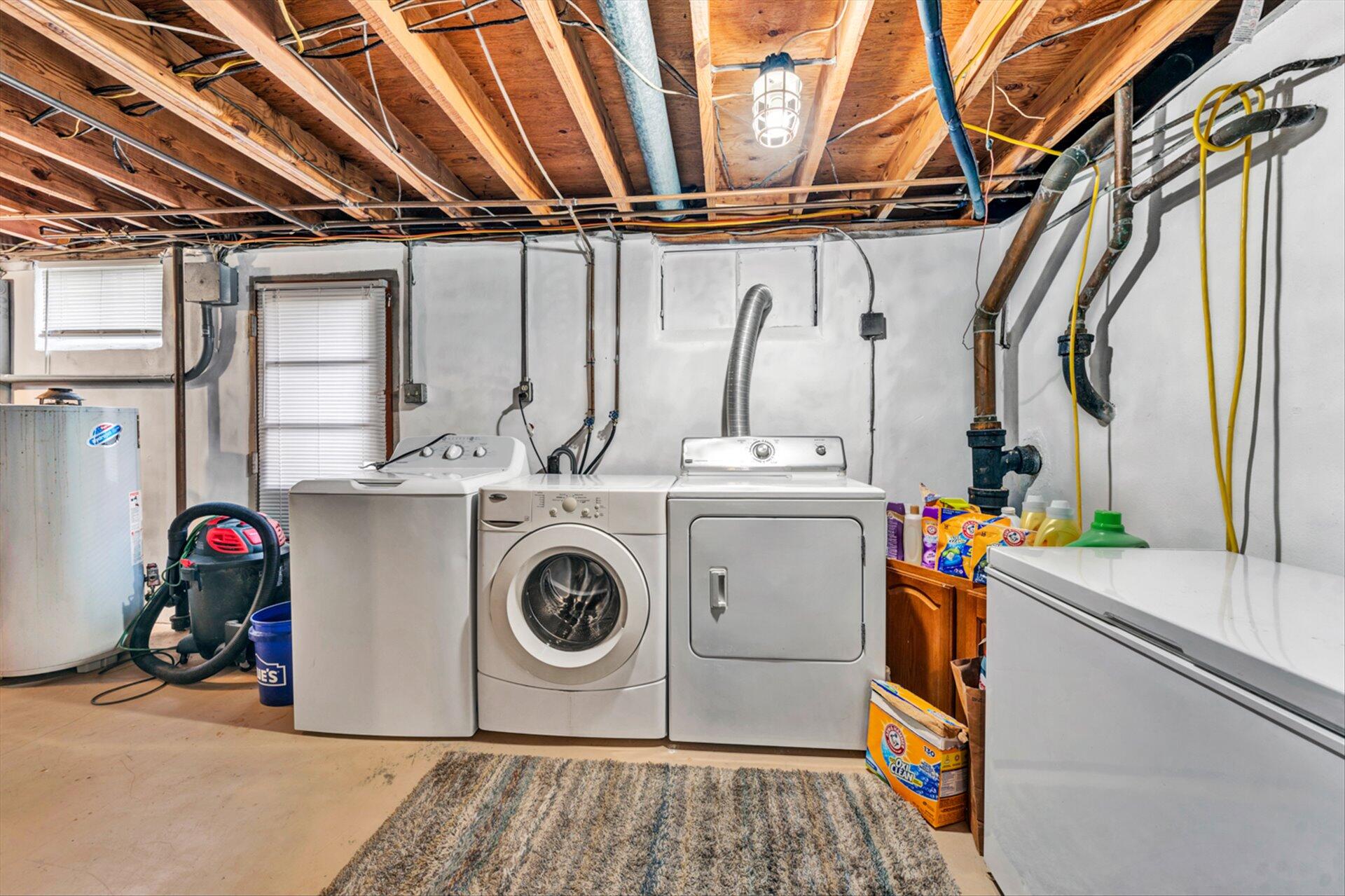 3131 Galloway Drive Roanoke, VA 24018 - Photo 22 of 37 a utility room with dryer and washer