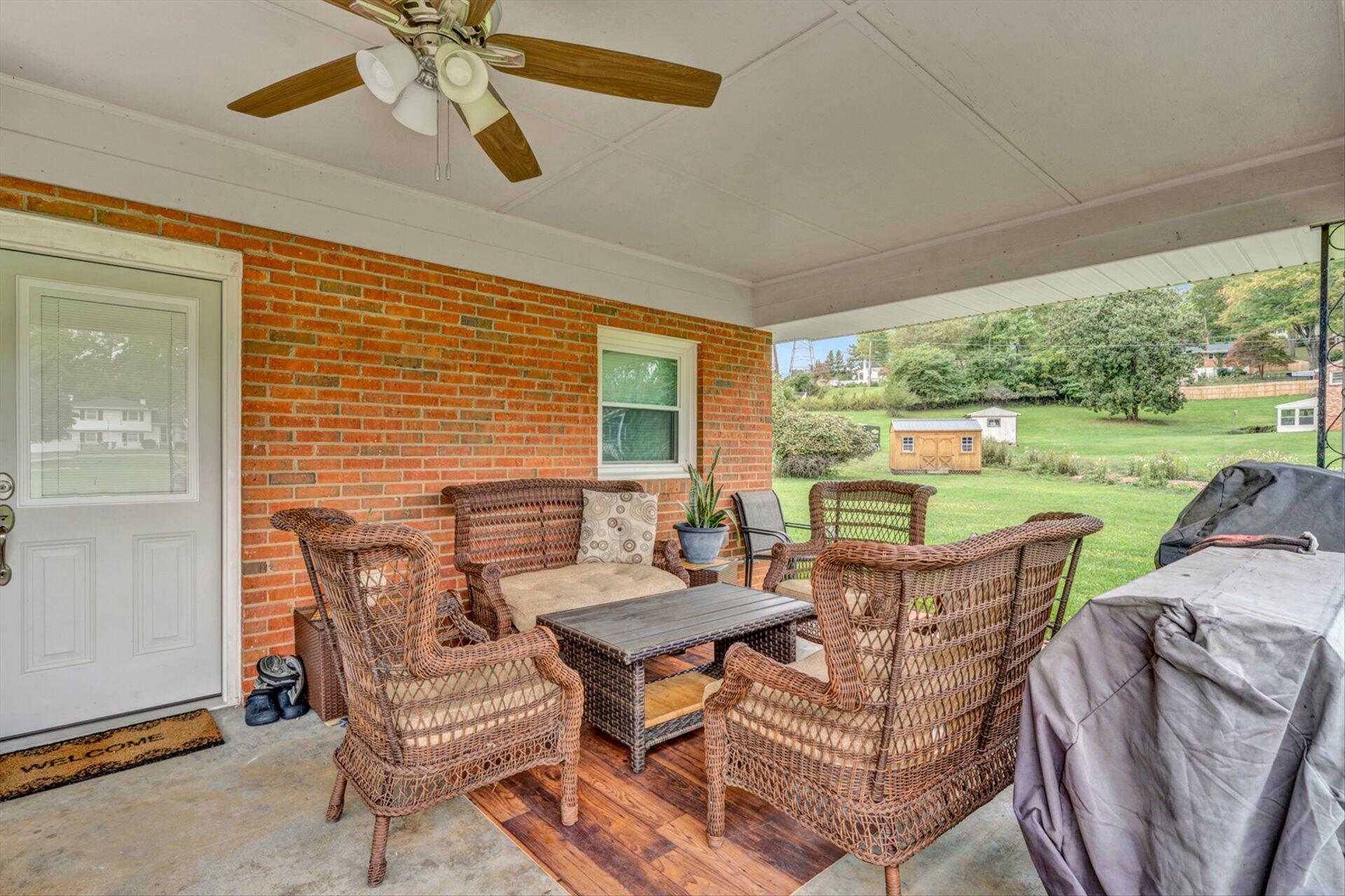 3131 Galloway Drive Roanoke, VA 24018 - Photo 26 of 37 a outdoor living space with furniture and garden view
