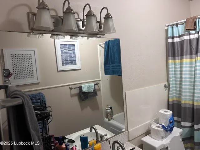 a bathroom with a sink and a toilet