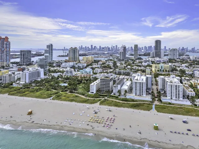 a view of a city with tall buildings