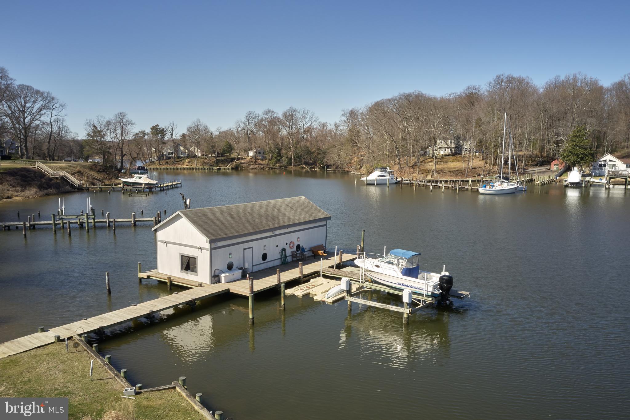 238 Riverside Road Edgewater, MD 21037 - Photo 136 of 145 Boathouse & Multiple Docks & Floating Docks