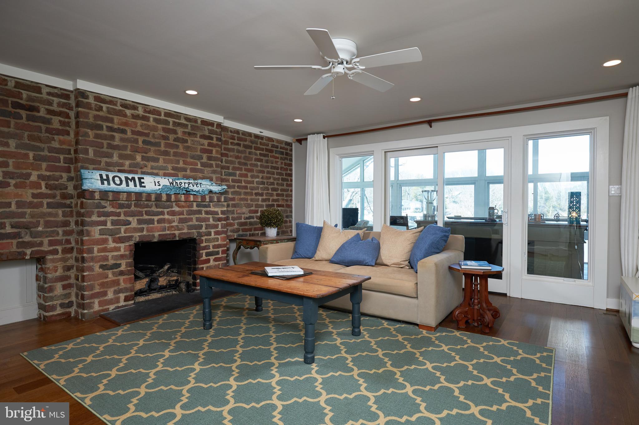 238 Riverside Road Edgewater, MD 21037 - Photo 60 of 145 Den with Fireplace