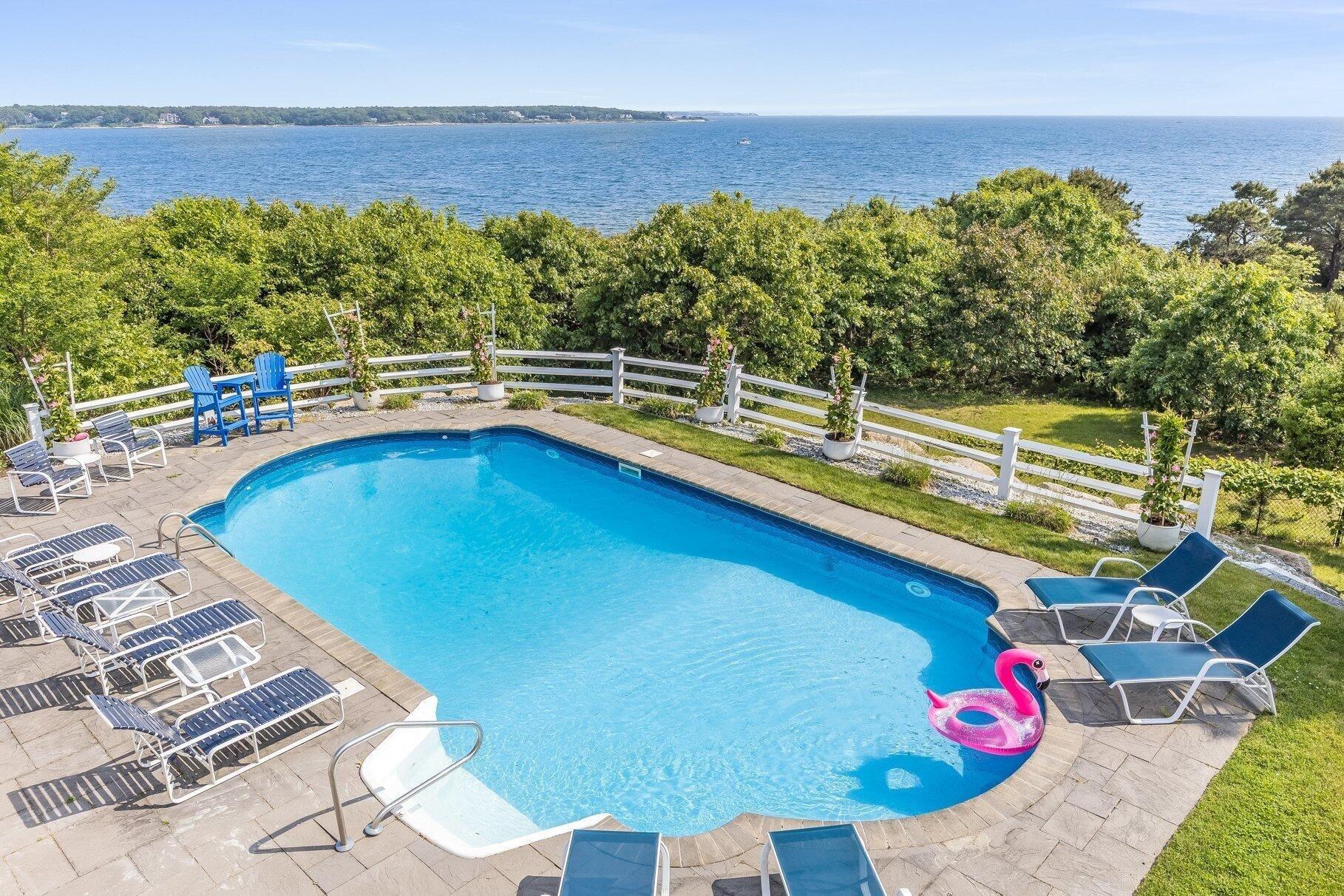 461 Wings Neck Road Pocasset, MA 02559 - Photo 8 of 42 swimming pool view with an outdoor seating