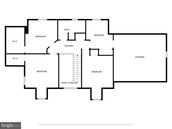 a view of empty room with windows